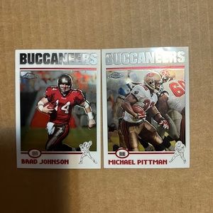 Tampa Bay Buccaneers 2 Cards Top Chrome 2004
